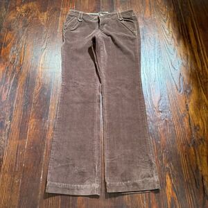Vintage No Boundaries Pants Junior 11 Brown Flare Corduroy Stretch Y2K 90s